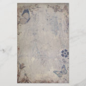 Vintage Schmetterlinge Briefpapier (Vorderseite)