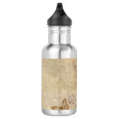 Vintage Schmetterlinge Edelstahlflasche (Rechts)