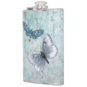 Vintage Schmetterlinge Flachmann (Links)