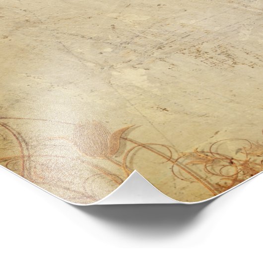 Vintage Schmetterlinge Fotodruck (Ecke)