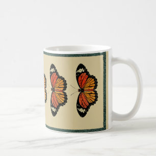 Vintage Schmetterlinge Frühling Schöne Natur Niedl Kaffeetasse
