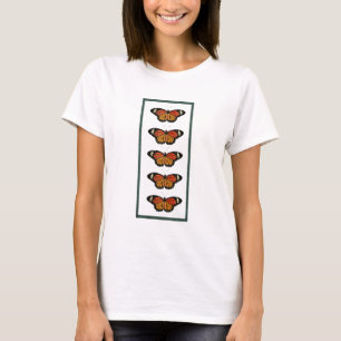 Vintage Schmetterlinge Frühling Schöne Natur Niedl T-Shirt