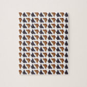 Vintage Schmetterlinge Illustration Art Puzzle (Vertikal)