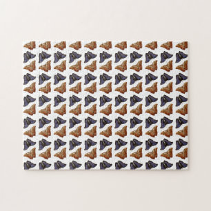 Vintage Schmetterlinge Illustration Art Puzzle