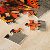 Vintage Schmetterlinge im Sepia-Hintergrund Puzzle (Seite)