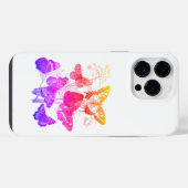 Vintage Schmetterlinge iPhone Hülle (Rückseite (Horizontal))