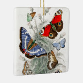 Vintage Schmetterlinge Keramikornament (Rechts)