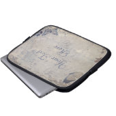 Vintage Schmetterlinge Laptopschutzhülle (Vorne Knopf)