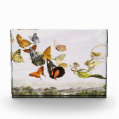 Vintage Schmetterlinge & Märchen Alte Illustration Fotoblock (Vorderseite)