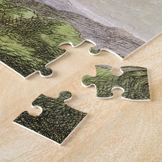 Vintage Schmetterlinge & Märchen Alte Illustration Puzzle (Seite)