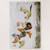 Vintage Schmetterlinge & Märchen Alte Illustration Puzzle (Vertikal)