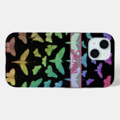 Vintage Schmetterlinge Motteninsekten Case-Mate iPhone Hülle (Rückseite (Horizontal))