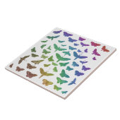 Vintage Schmetterlinge Motteninsekten Fliese (Seite)