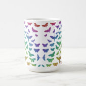 Vintage Schmetterlinge Motteninsekten Kaffeetasse (Mittel)