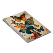 Vintage Schmetterlinge Notizblock (Rechte Seite)