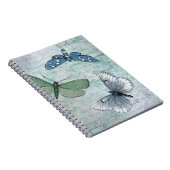 Vintage Schmetterlinge Notizblock (Rechte Seite)
