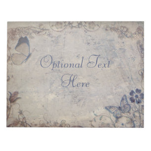 Vintage Schmetterlinge Notizblock