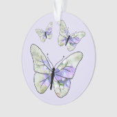 Vintage Schmetterlinge Ornament (Vorderseite)