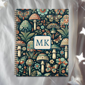 Vintage Schmetterlinge, Pilze und Blätter Planer