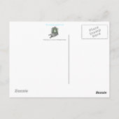 Vintage Schmetterlinge Postkarte (Rückseite)