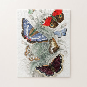 Vintage Schmetterlinge Puzzle