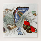 Vintage Schmetterlinge Puzzle (Horizontal)