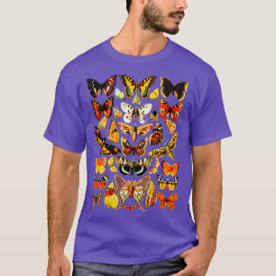 Vintage Schmetterlinge Schmetterlingssammlung Lepi T-Shirt