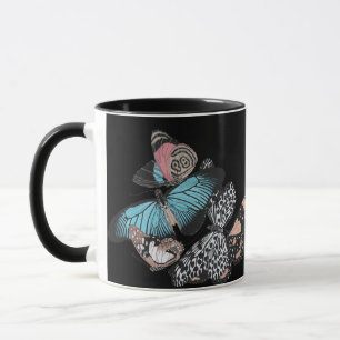 Vintage Schmetterlinge Tasse