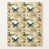 Vintage Schmetterlinge und Blume (11) Planer (Rückseite)