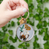 Vintage Schmetterlinge und Blumenbilder Schlüsselanhänger (Hand)