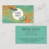 Vintage Schmetterlinge und künstlerische Moderne A Visitenkarte (Vorne/Hinten)