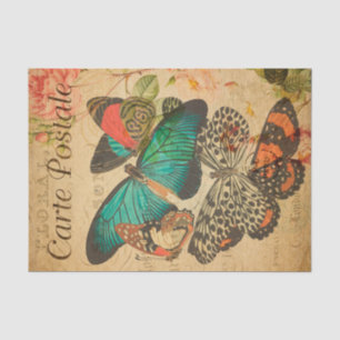 Vintage Schmetterlinge und Moth French Seidenpapier