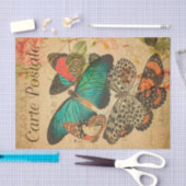 Vintage Schmetterlinge und Moth French Seidenpapier (Handwerk)