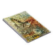 Vintage Schmetterlings-Dankbarkeits-Zeitschrift Notizblock (Rechte Seite)