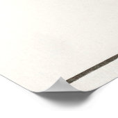 Vintage Schmetterlingsdarstellung Poster (Ecke)