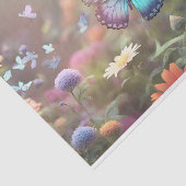 Vintage Schmetterlingseide Seidenpapier (Ausschnitt)