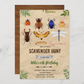 Vintage Schmetterlingseinladung Einladung (Vorne/Hinten)