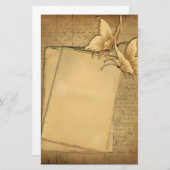 Vintage Schmetterlingsgeschichten Briefpapier (Vorne/Hinten)