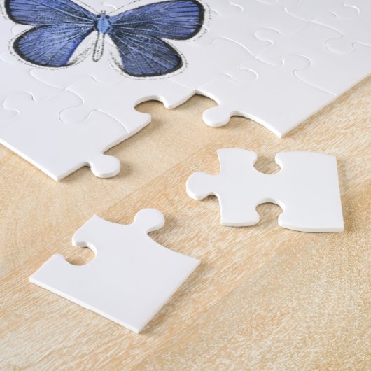 Vintage SchmetterlingsIllustration Puzzle (Seite)