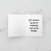 Vintage Schmetterlingskarte Karte (Innenseite)