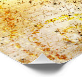 Vintage Schmetterlingskollage Poster (Ecke)