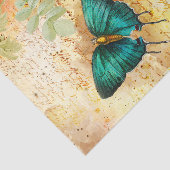 Vintage Schmetterlingskollage Seidenpapier (Ausschnitt)