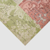 Vintage Schmetterlingssäule Ephemera und botanisch Seidenpapier (Detail)