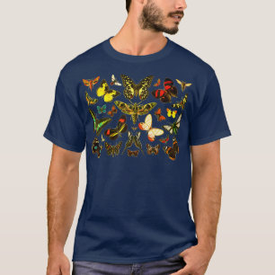 Vintage Schmetterlingsstille drucken Schmetterling T-Shirt