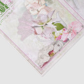 Vintage Schmetterlingswaage-Decoupage Seidenpapier (Ausschnitt)