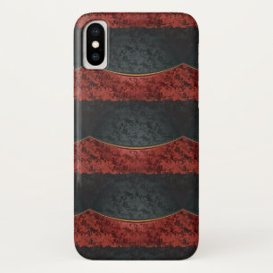 Vintage-Schmuck rot und schwarz Case-Mate iPhone Hülle