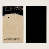 Vintage Schmuckkarten für BlumenEarring (Vorne & Hinten)