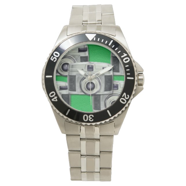 Vintage Schmuckuhr Armbanduhr (Vorderseite)