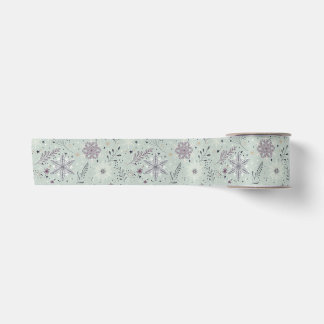Vintage Schnee Satinband