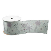 Vintage Schnee Satinband (Spule)